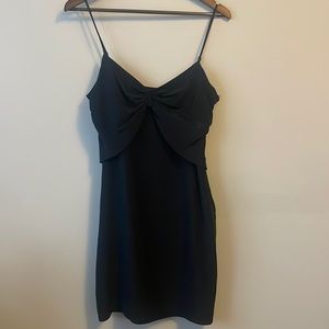 Silk Little Black Slip Dress- Club Monaco